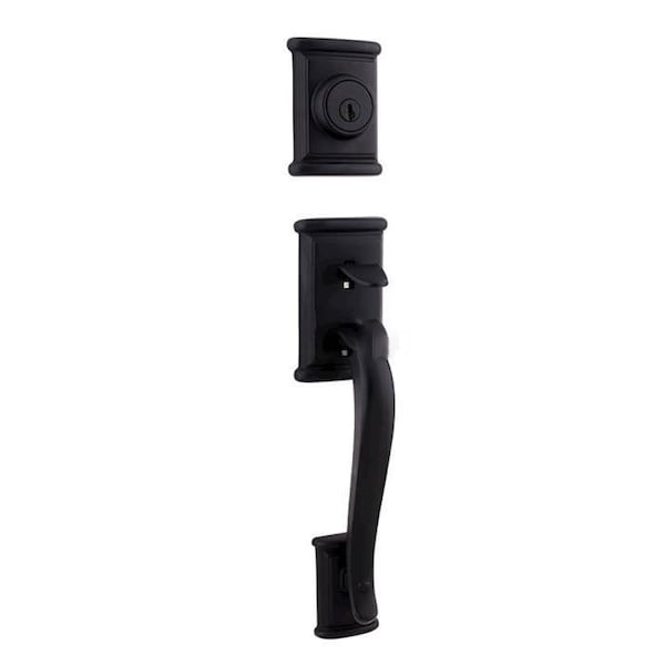 Kwikset KWIK OUTSIDE GRIP And DBL CYL Deadbolt TRI 801ADH-514-RCAL-RCS-LIP - main